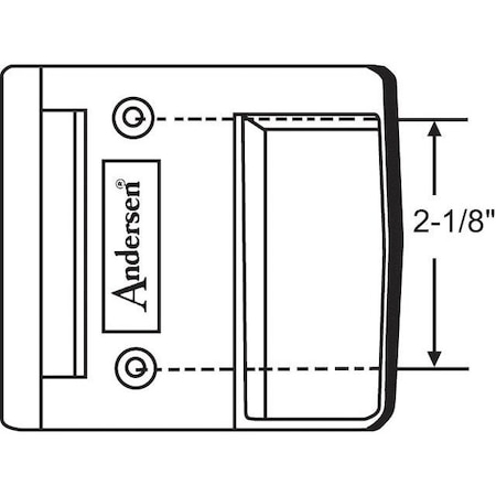Strybuc Patio Screen Door Handle 750-1997306